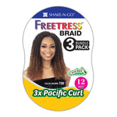 Freetress Crochet & Latch Hook Braid - 3X PACIFIC CURL 12"